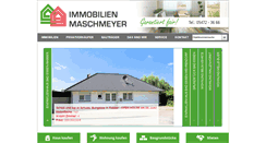 Desktop Screenshot of immobilien-maschmeyer.de