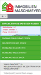 Mobile Screenshot of immobilien-maschmeyer.de